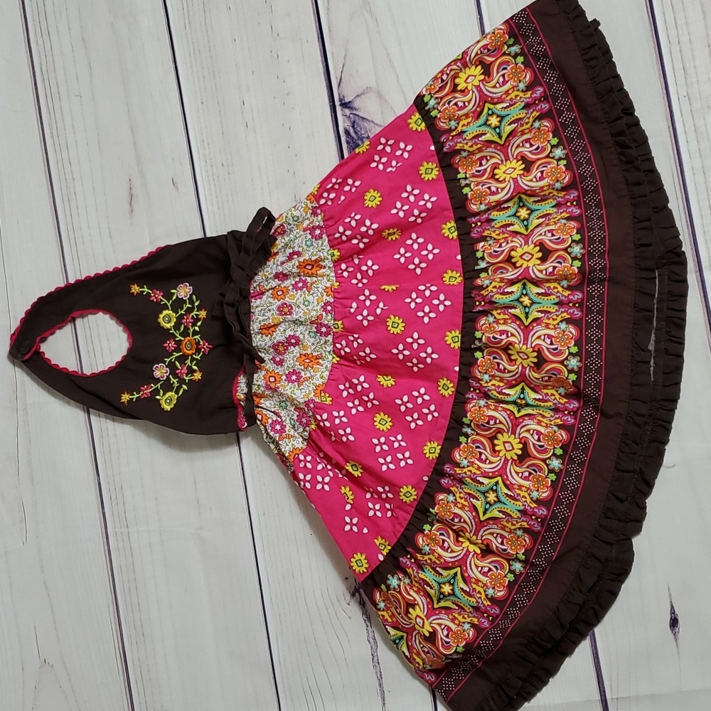 Haltertop Floral Dress
